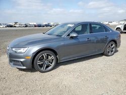 Salvage cars for sale from Copart San Diego, CA: 2018 Audi A4 Premium Plus