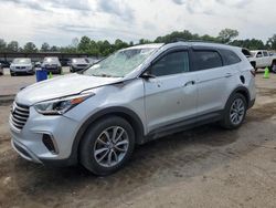 Salvage cars for sale at Florence, MS auction: 2017 Hyundai Santa FE SE