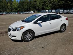 Salvage cars for sale at Graham, WA auction: 2015 KIA Forte LX