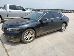 Chevrolet salvage cars for sale: 2018 Chevrolet Malibu LT