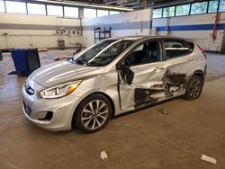 Salvage cars for sale at Wheeling, IL auction: 2015 Hyundai Accent GLS