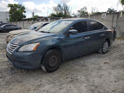 Salvage cars for sale at Opa Locka, FL auction: 2014 Nissan Sentra S