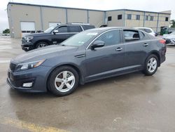 Salvage cars for sale at Wilmer, TX auction: 2015 KIA Optima LX