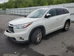 Salvage cars for sale at Assonet, MA auction: 2014 Toyota Highlander Limited
