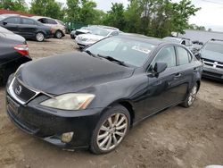 Lexus is 250 salvage cars for sale: 2008 Lexus IS 250