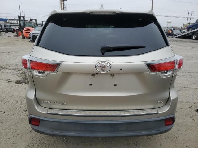 2014 Toyota Highlander LE