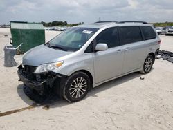 Salvage cars for sale at West Palm Beach, FL auction: 2020 Toyota Sienna XLE