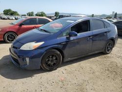 Salvage cars for sale at San Martin, CA auction: 2013 Toyota Prius