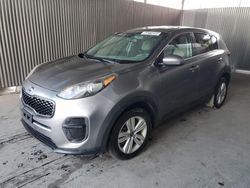 Salvage cars for sale at Orlando, FL auction: 2017 KIA Sportage LX