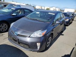 Salvage cars for sale from Copart Martinez, CA: 2015 Toyota Prius