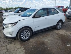 Salvage cars for sale at Woodhaven, MI auction: 2019 Chevrolet Equinox LS