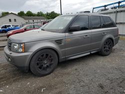 Salvage cars for sale at York Haven, PA auction: 2008 Land Rover Range Rover Sport HSE