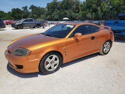 Salvage cars for sale at Ocala, FL auction: 2006 Hyundai Tiburon GT