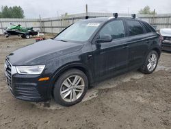 Salvage cars for sale from Copart Arlington, WA: 2018 Audi Q3 Premium