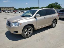Salvage cars for sale from Copart Wilmer, TX: 2008 Toyota Highlander Limited