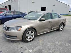 Salvage cars for sale at Jacksonville, FL auction: 2015 Volkswagen Passat SE