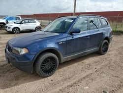 Salvage cars for sale at Rapid City, SD auction: 2005 BMW X3 3.0I