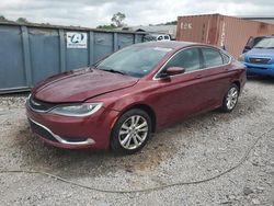 Salvage cars for sale at Hueytown, AL auction: 2016 Chrysler 200 Limited