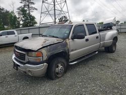 Salvage trucks for sale at Mebane, NC auction: 2005 GMC New Sierra K3500