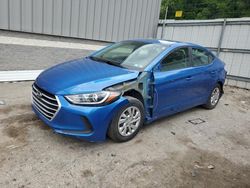 Salvage cars for sale at West Mifflin, PA auction: 2017 Hyundai Elantra SE