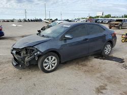 Salvage cars for sale at Oklahoma City, OK auction: 2016 Toyota Corolla L