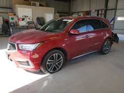 Salvage cars for sale at Rogersville, MO auction: 2019 Acura MDX Sport Hybrid Advance