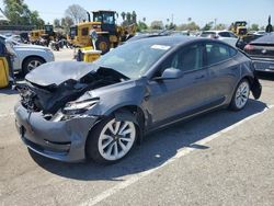 Salvage cars for sale at Van Nuys, CA auction: 2022 Tesla Model 3