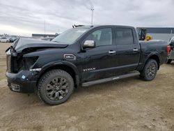 Salvage cars for sale from Copart Nisku, AB: 2017 Nissan Titan SV