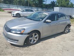 Salvage cars for sale at Hampton, VA auction: 2013 Volkswagen Passat SE