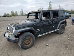 Salvage cars for sale at Montreal Est, QC auction: 2012 Jeep Wrangler Unlimited Sahara