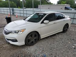 Salvage cars for sale at Augusta, GA auction: 2017 Honda Accord Sport