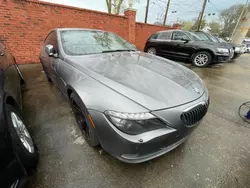 Salvage cars for sale at Lebanon, TN auction: 2010 BMW 650 I
