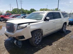 Salvage cars for sale from Copart Columbus, OH: 2015 GMC Yukon XL Denali