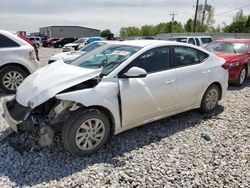 Salvage cars for sale at Wayland, MI auction: 2017 Hyundai Elantra SE