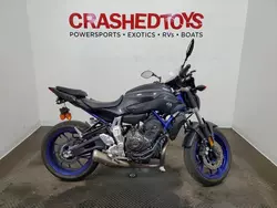 Salvage cars for sale from Copart Ham Lake, MN: 2015 Yamaha FZ07