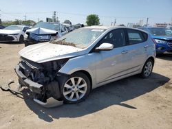 Salvage cars for sale at Chicago Heights, IL auction: 2014 Hyundai Accent GLS
