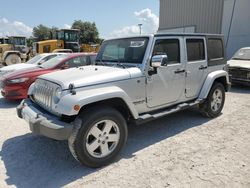 Salvage cars for sale at Apopka, FL auction: 2010 Jeep Wrangler Unlimited Sahara