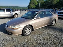 Honda Accord EX salvage cars for sale: 2002 Honda Accord EX