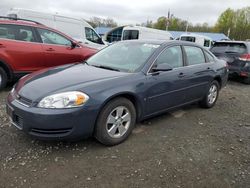 Salvage cars for sale from Copart East Granby, CT: 2008 Chevrolet Impala LT