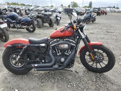 Salvage motorcycles for sale at Eugene, OR auction: 2013 Harley-Davidson XL883 Iron 883