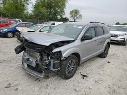 Salvage cars for sale from Copart Cicero, IN: 2018 Dodge Journey SE