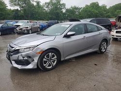 Salvage cars for sale at Ellwood City, PA auction: 2018 Honda Civic LX