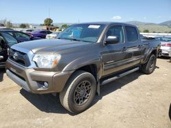 Salvage cars for sale from Copart San Martin, CA: 2014 Toyota Tacoma Double Cab Prerunner Long BED
