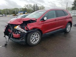 Salvage cars for sale at Ham Lake, MN auction: 2021 Ford Edge SEL