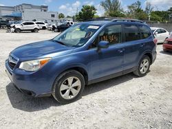 Salvage cars for sale from Copart Opa Locka, FL: 2014 Subaru Forester 2.5I Premium