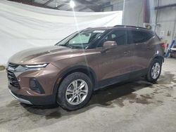 Salvage cars for sale at North Billerica, MA auction: 2019 Chevrolet Blazer 1LT