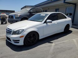 Salvage cars for sale at Antelope, CA auction: 2013 Mercedes-Benz C 250