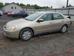 Salvage cars for sale at York Haven, PA auction: 2003 Honda Accord LX