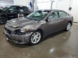 Salvage cars for sale at Ham Lake, MN auction: 2014 Nissan Maxima S
