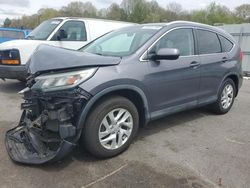 Salvage cars for sale at Assonet, MA auction: 2016 Honda CR-V EXL